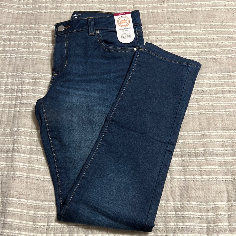 *NWT* Lot of 2!! Wonder Nation skinny jeans (size 12)